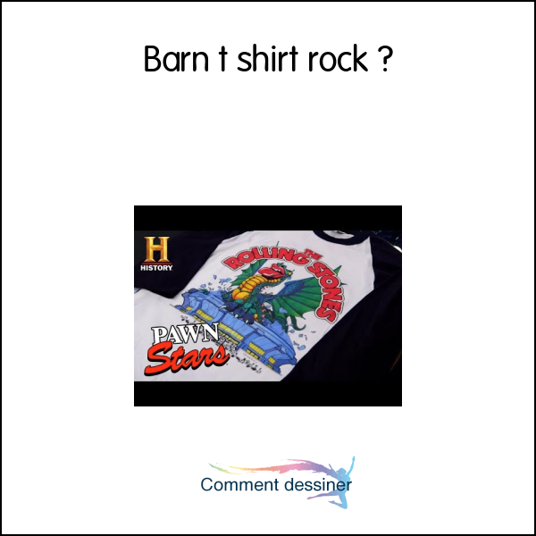 Barn t shirt rock